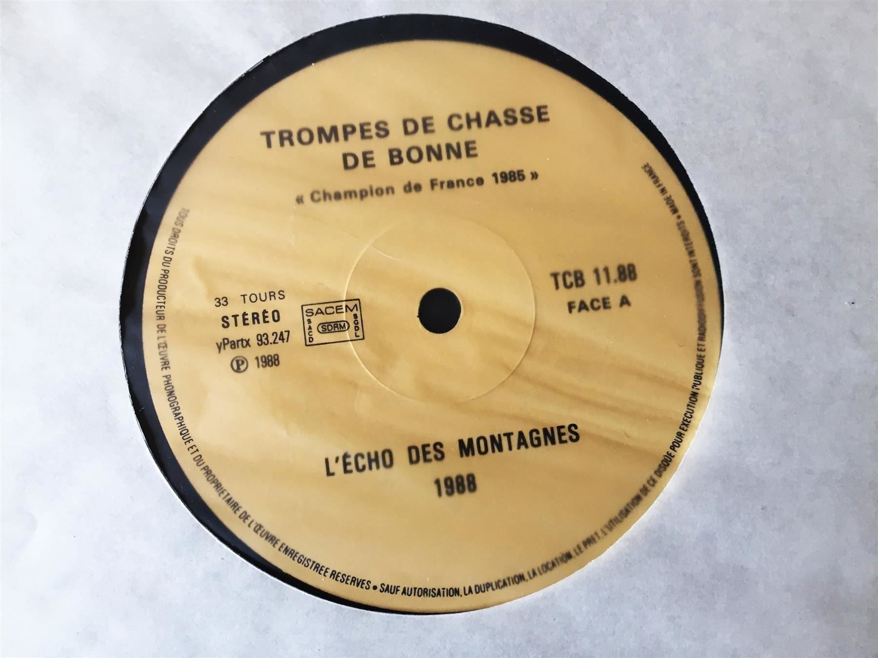 Dischi in vinile: Trompes de Chasse de Bonne - Vinyle Rare – Usato da Genève venduto da Cockattoo 3