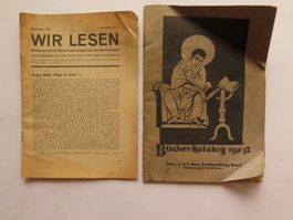 Buch - Wir lesen 1931 - Bücherkatalog 1931-32