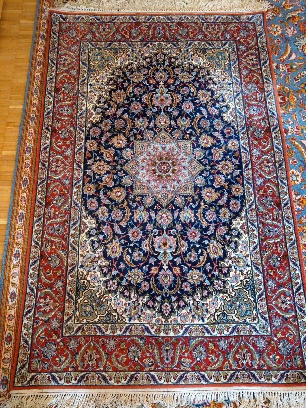Tappeti: Orientteppich Isfahan Korkwolle auf Seide – Nuovo (secondo la descrizione) da Horgen venduto da ilanist