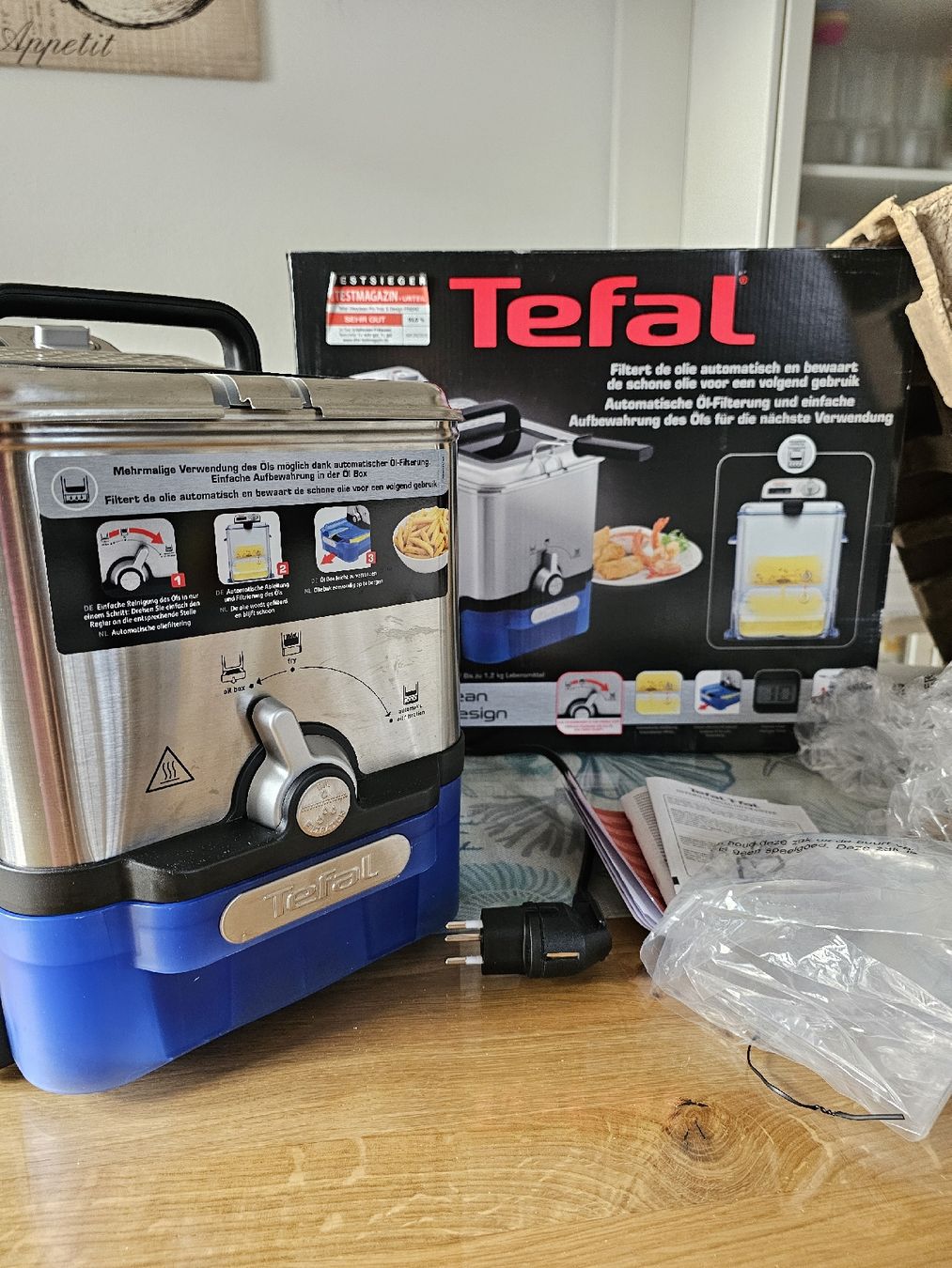 Tefal Elettrodomestici da cucina: Fritteuse Tefal Oleoclean inox &design – Nuovo (secondo la descrizione) da Heerbrugg venduto da kim11 3