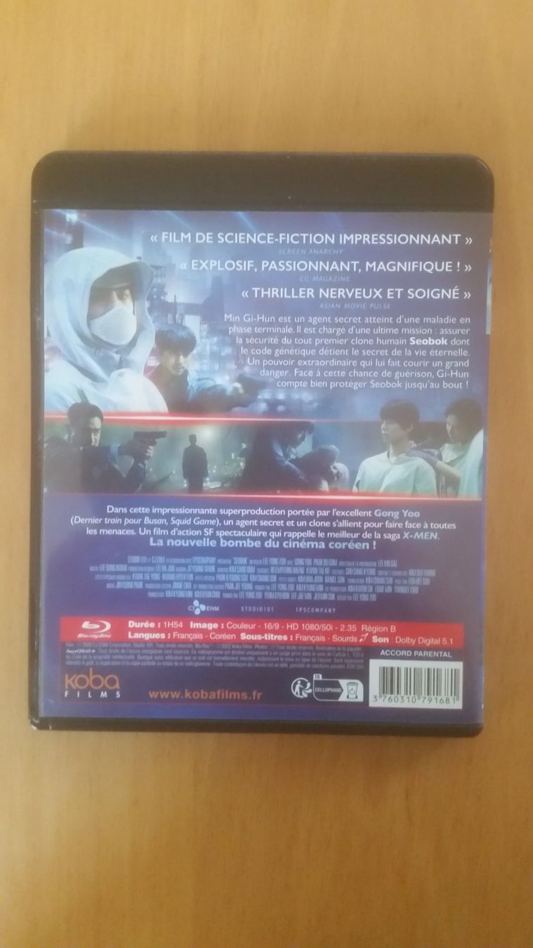 Tutti i DVDs: Blu-ray SEOBOK    Français Koréen – Usato da Porrentruy venduto da tupatup 1