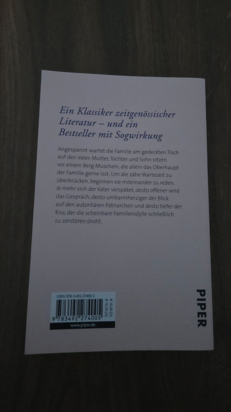 Libri: Birgit Vanderbeke: Das Muschelessen (Piper) – Usato da Wald ZH venduto da ant_tn75 1