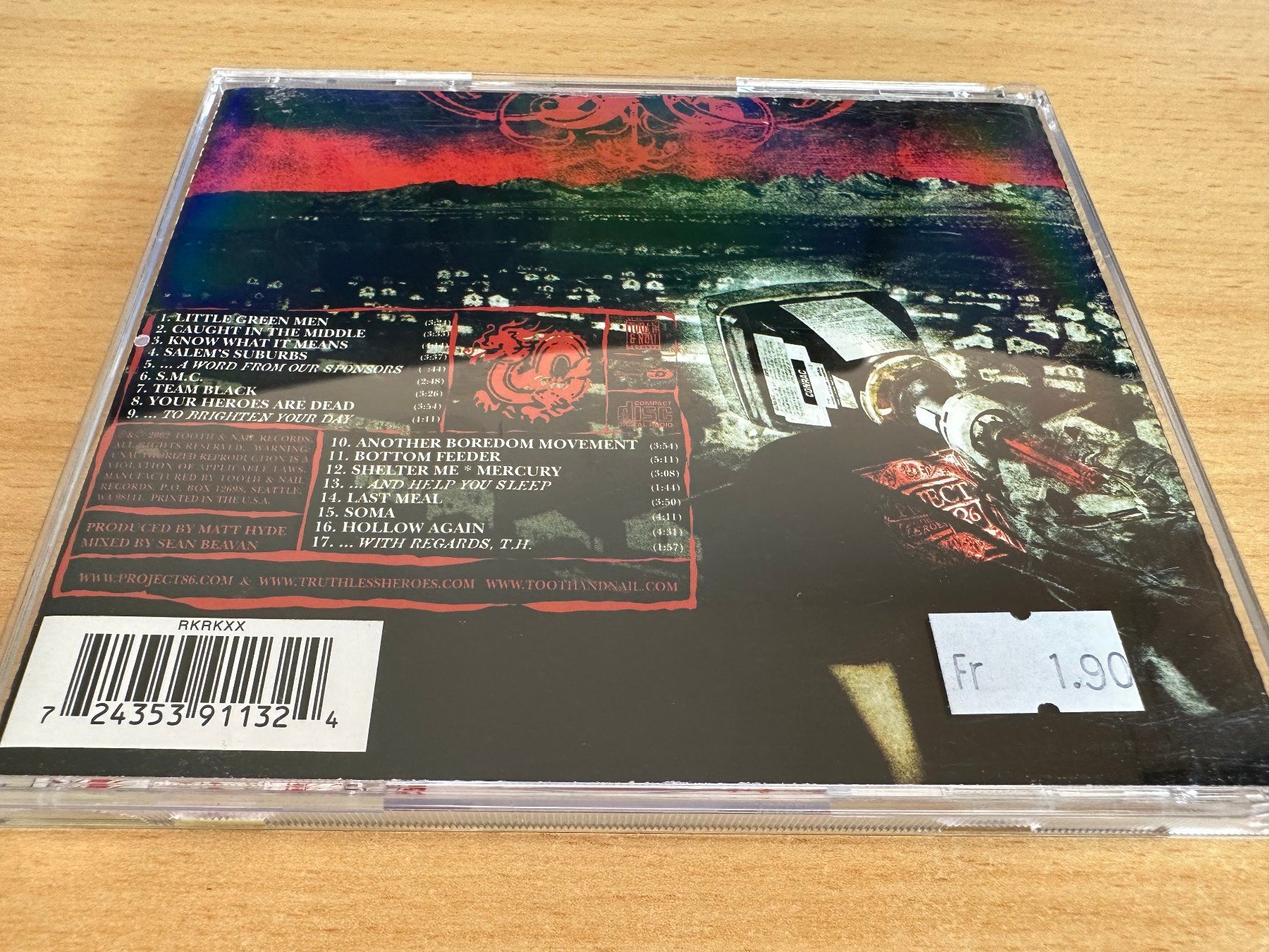 CDs: Project 86 – Truthless Heroes – D'occasion à Rikon im Tösstal par Alpenmutz 1