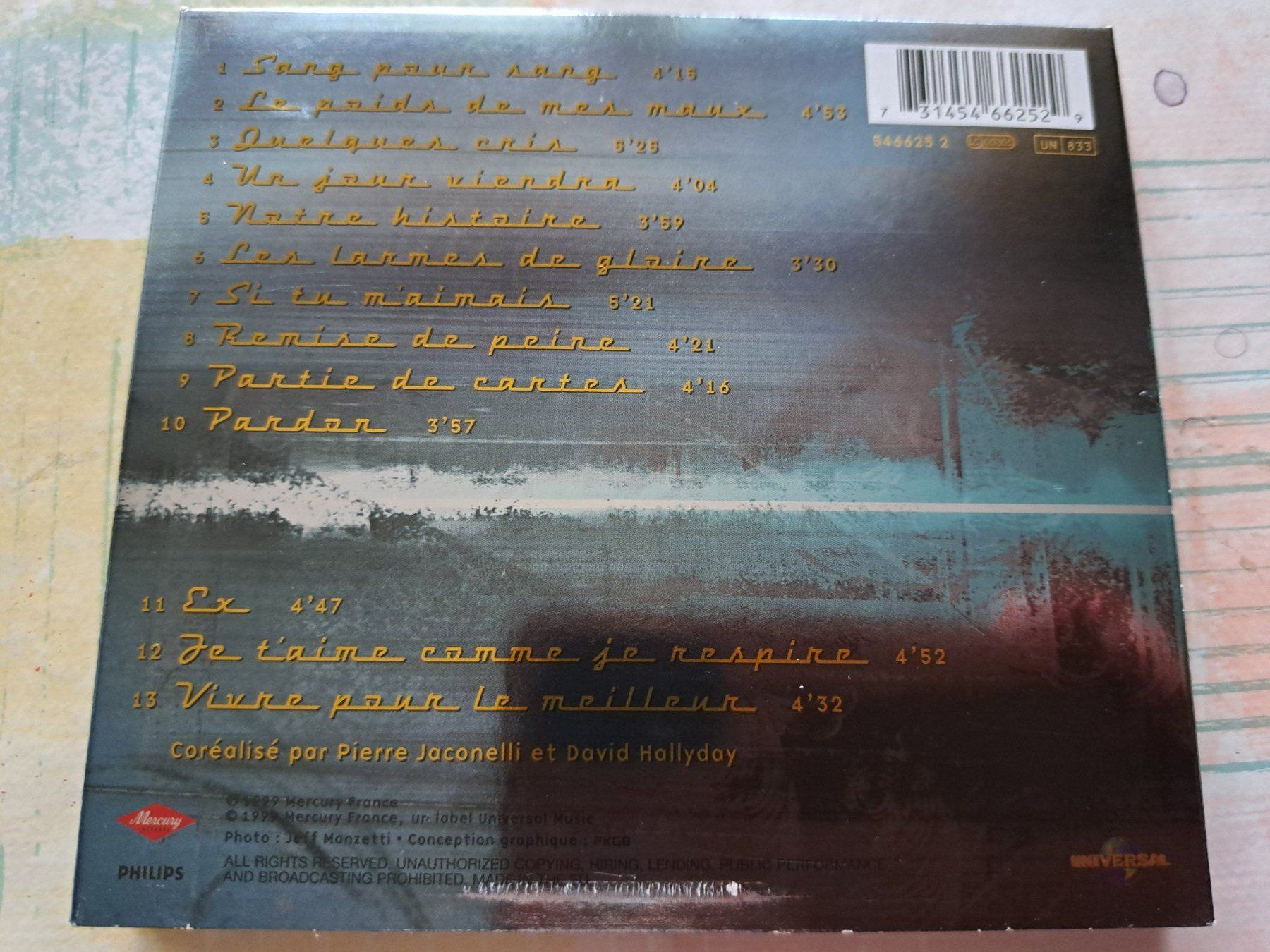 CD: Cd Hallyday - Sang pour sang – Usato da Pully venduto da bro_n52j 1