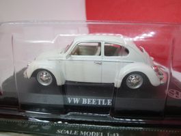 VW Käfer Beetle - weiss - neu im Blister         %% SALE %%