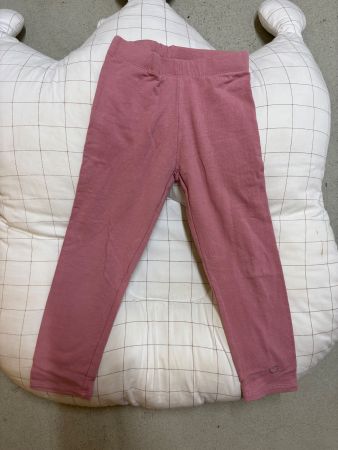 Girl pink leggings (warm) 4-5 years