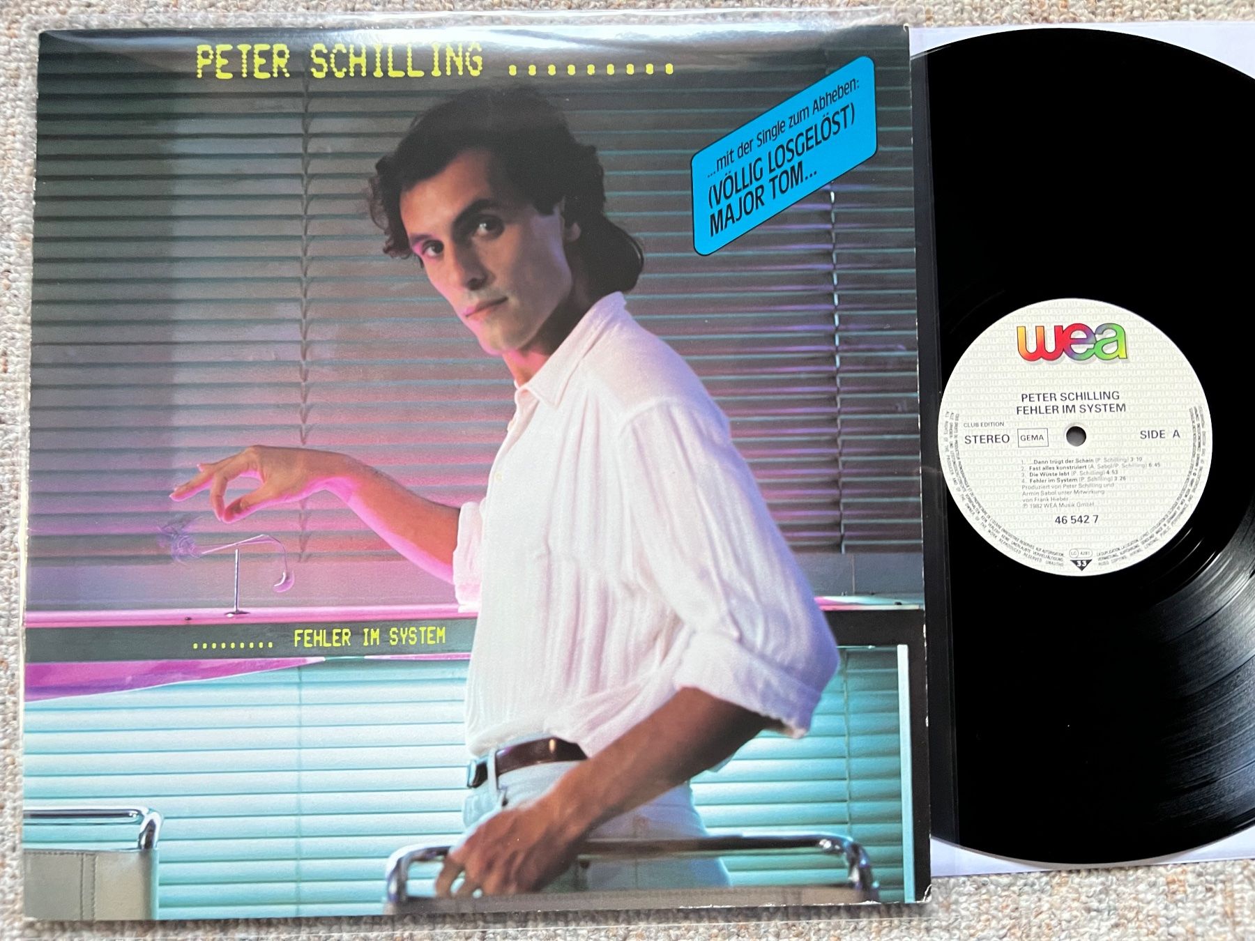 Dischi in vinile: Peter Schilling Fehler Im System - LP GEWASCHEN TOP ZUSTAND – Usato da Unterseen venduto da vinylmore