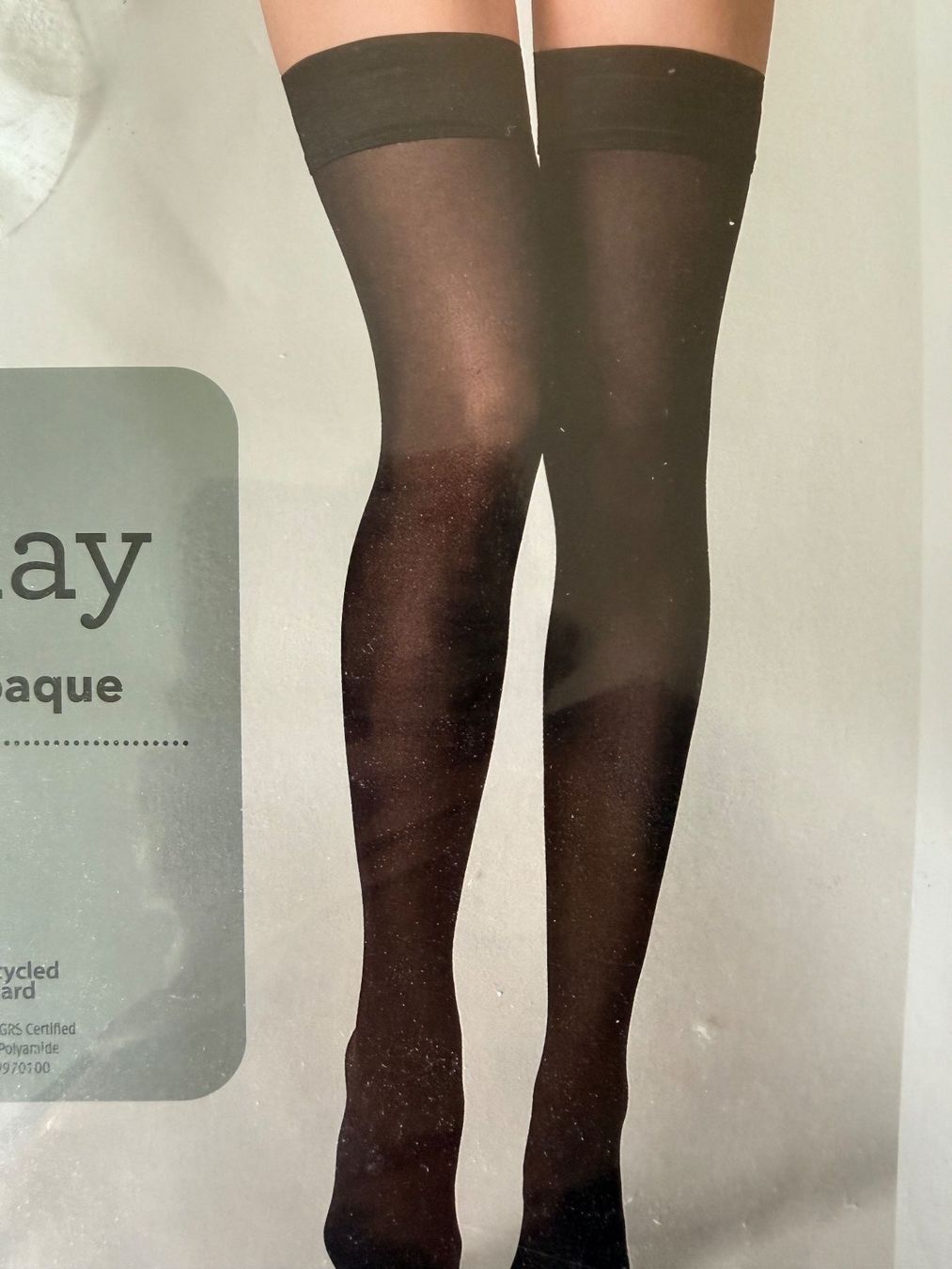 Migros Calze & Collant: MIGROS Essentials, Halterlose Strümpfe Everyday, Grösse L/XL – Nuovo e nell'imballaggio originale da Rudolfstetten venduto da gst_g7xl 1