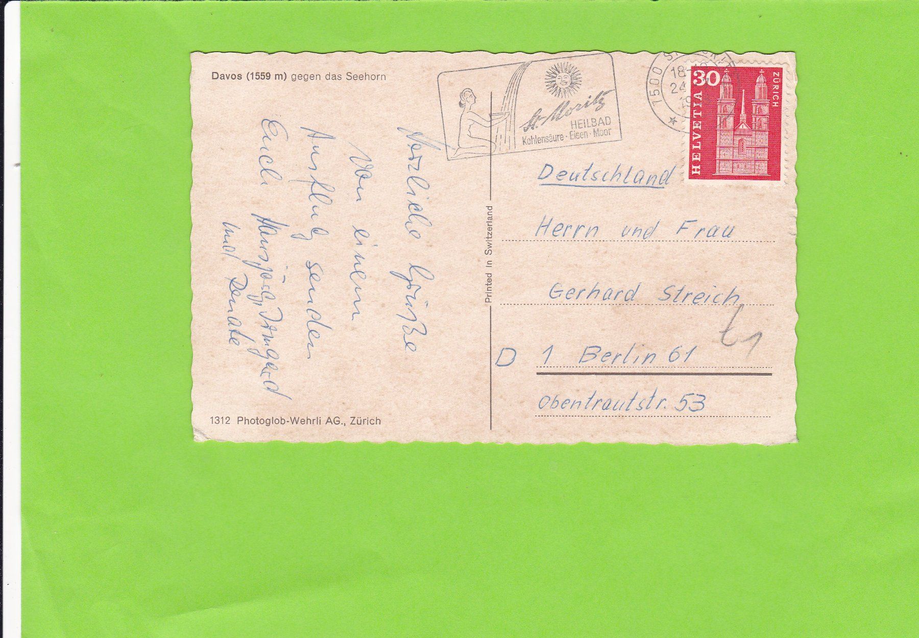 Cartes postales: Davos – D'occasion à St. Peterzell par neckertal 1