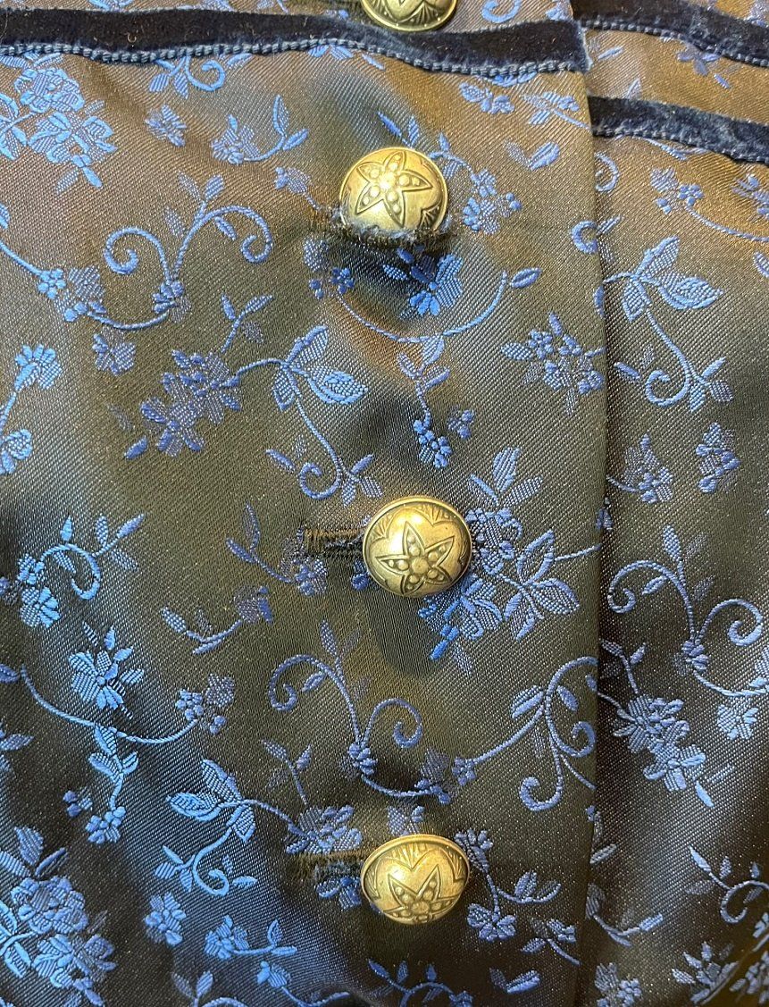Robes: Wunderschönes Trachtenkleid Dirndl ISOLA AUSTRIA Blau GR. 36 – D'occasion à Flums par Flumsantik 3