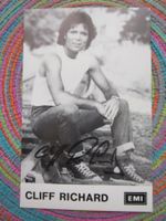 CLIFF RICHARD GB POP SÄNGER EMI AUTOGRAMMKARTE ANTIK