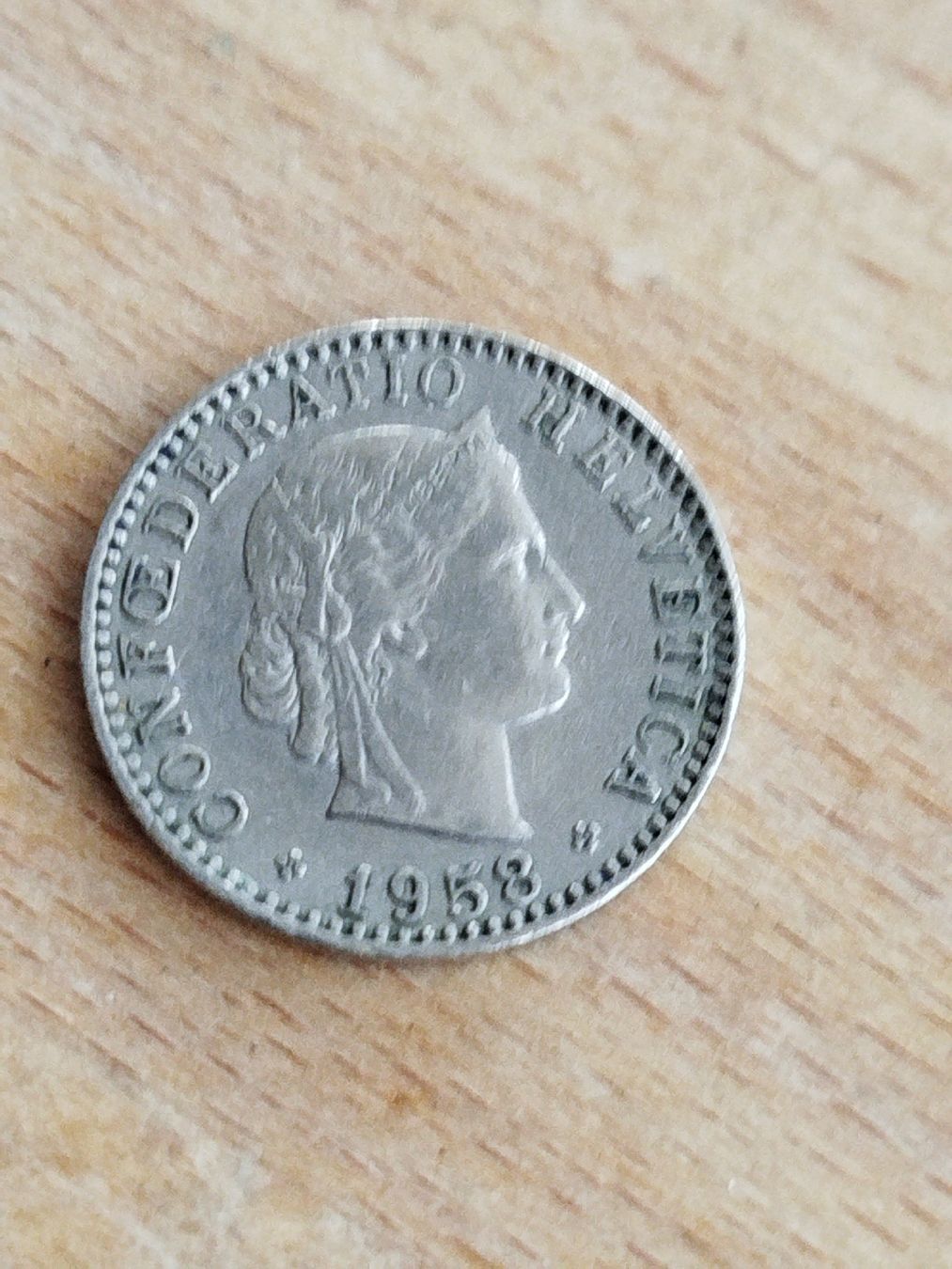 Tutti le monete: pièce de 20 centimes 1958 – Usato da Châtel St Denis venduto da Magil71