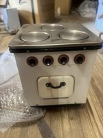 Kinderspielherd elektrisch weiss drei Platten gebraucht