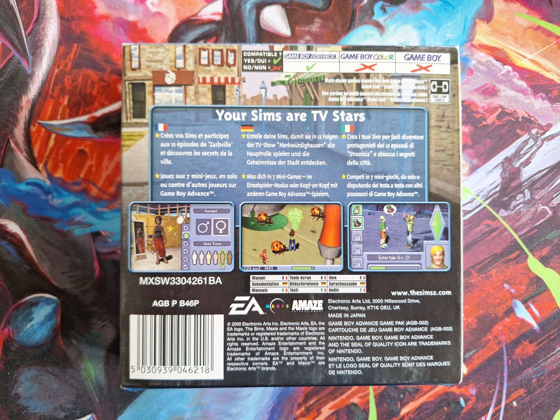 Giochi: The Sims 2 - Gameboy Advance + OVP – Usato da Altstätten SG venduto da GGsGameshop 1