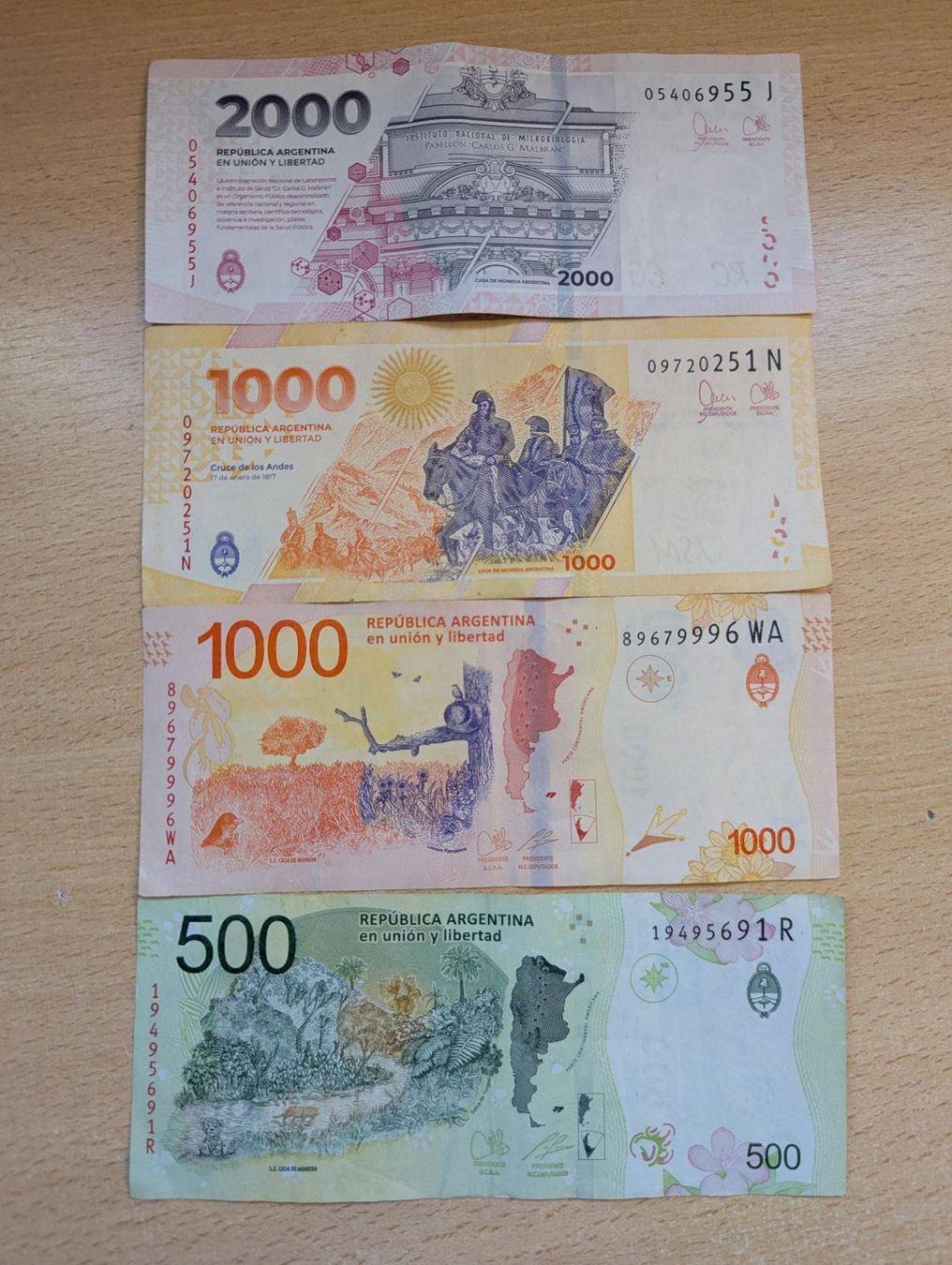 Billets de banque: Argentina banknotes,delivery mi September – D'occasion à Porrentruy par jmbechir 1