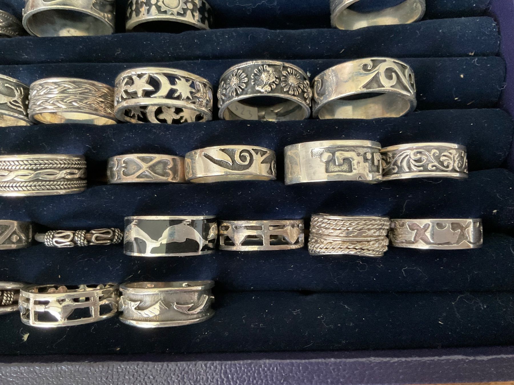 Altri gioielli: Silberringe Bandringe 925 Silber Konvolut Silberschmuck – Usato da biberist venduto da antoniaf01 1
