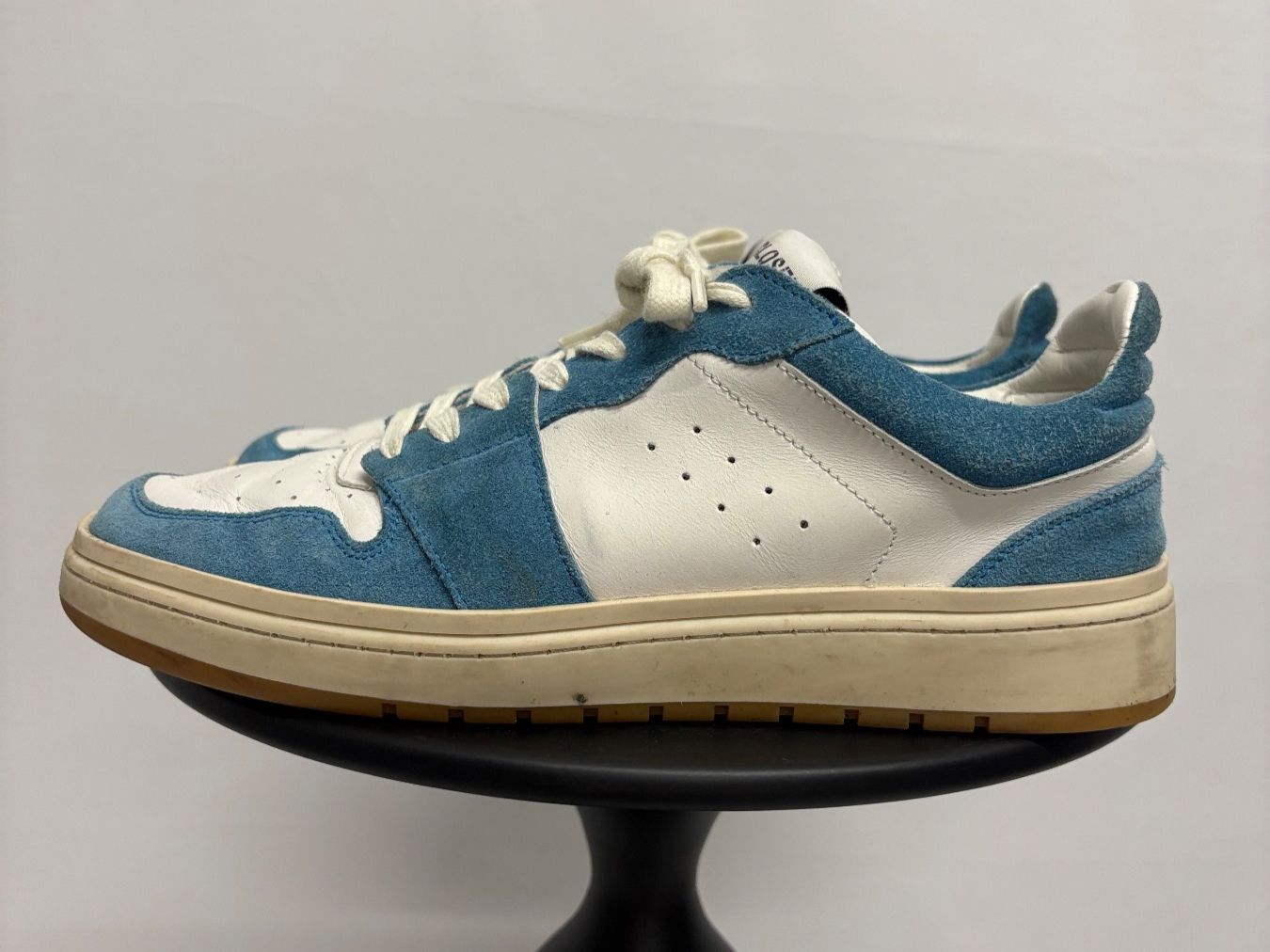 Closed Scarpe da donna: CLOSED Sneaker weiss/blau Leder/Wildleder Gr. 40 – Usato da Regensdorf venduto da secondchancefashion