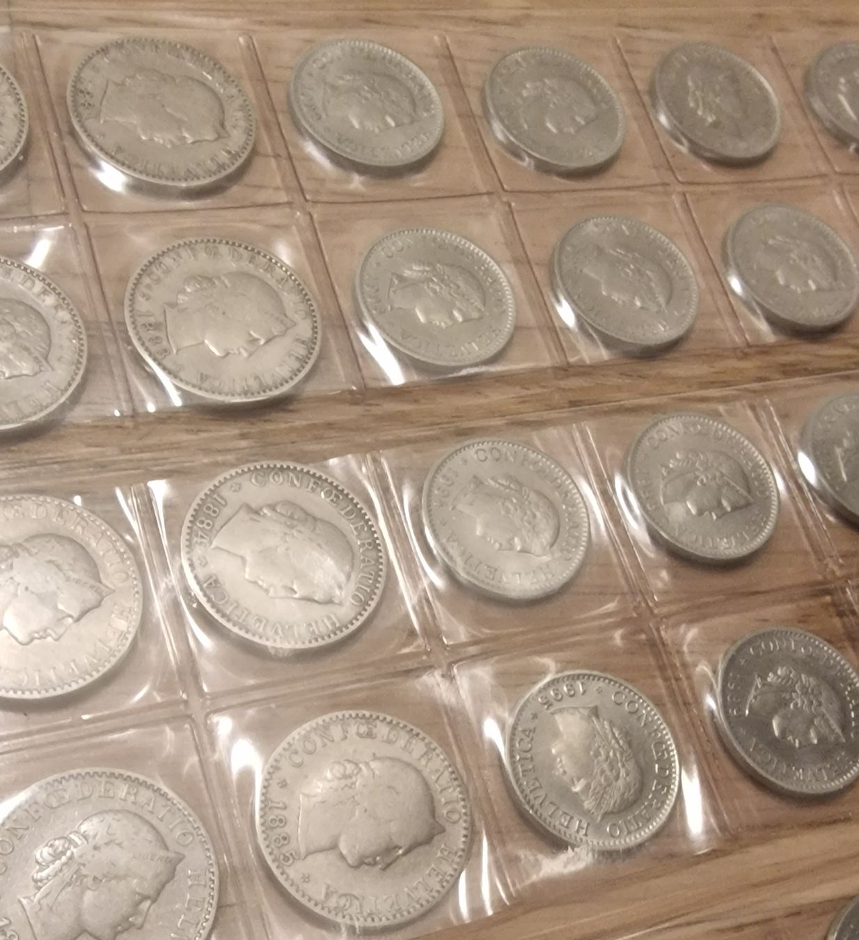 Tutti le monete: 45 Stück Sammlung Schweizer Münzen 20 Rappen – Usato da Arbon venduto da sar_l7ll 1
