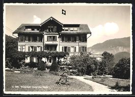 AK Wilderswil, Hotel des Alpes, 1938