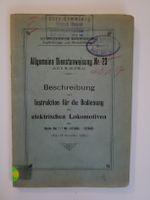 SBB Dienstvorschrift Nr. 23 - Lokomotiven Be 4/6 12303-42
