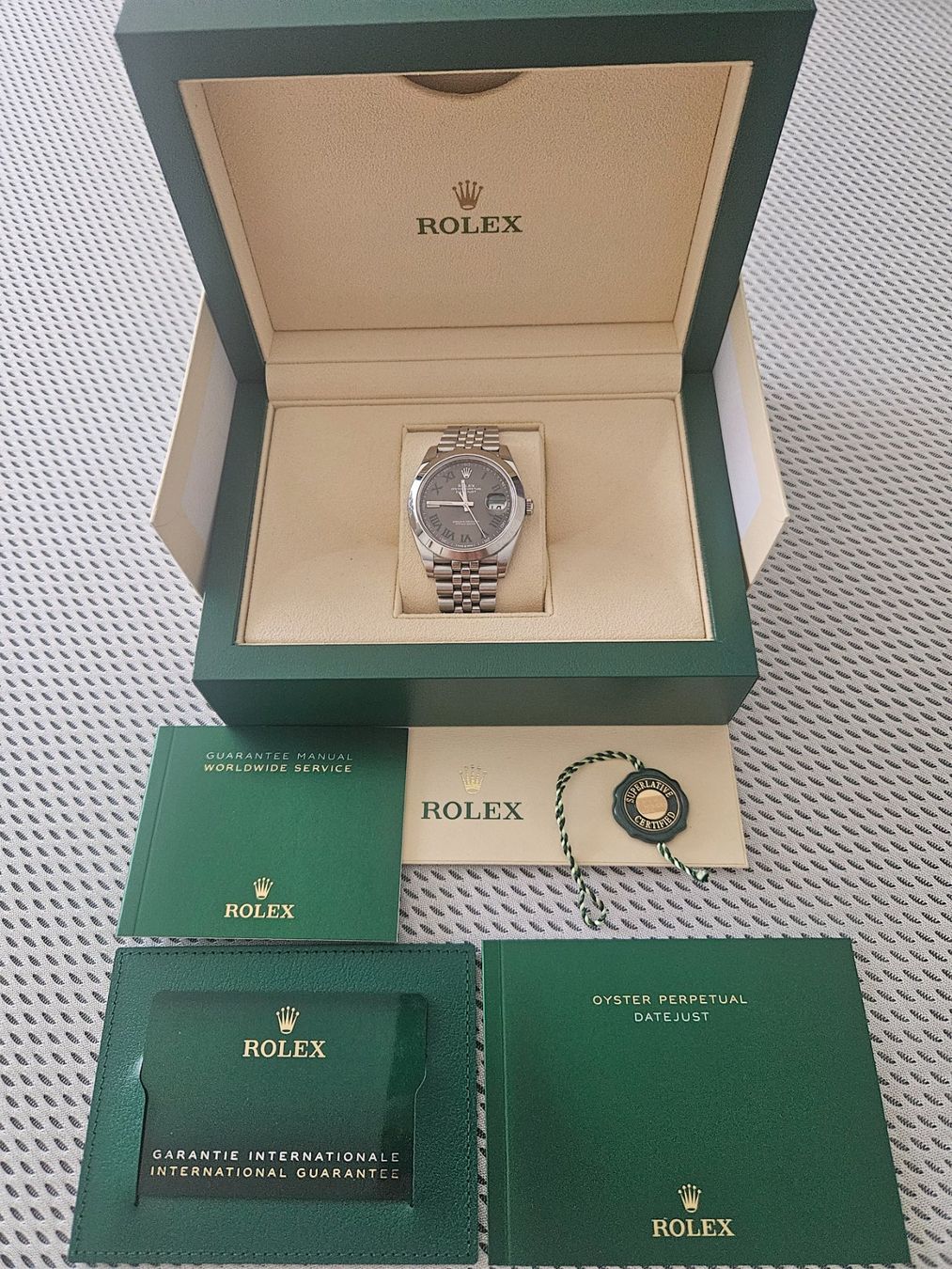 Rolex Montres: Rolex Datejust Wimbledon 41 - 126300 – D'occasion à Horgen par icardo1950 7