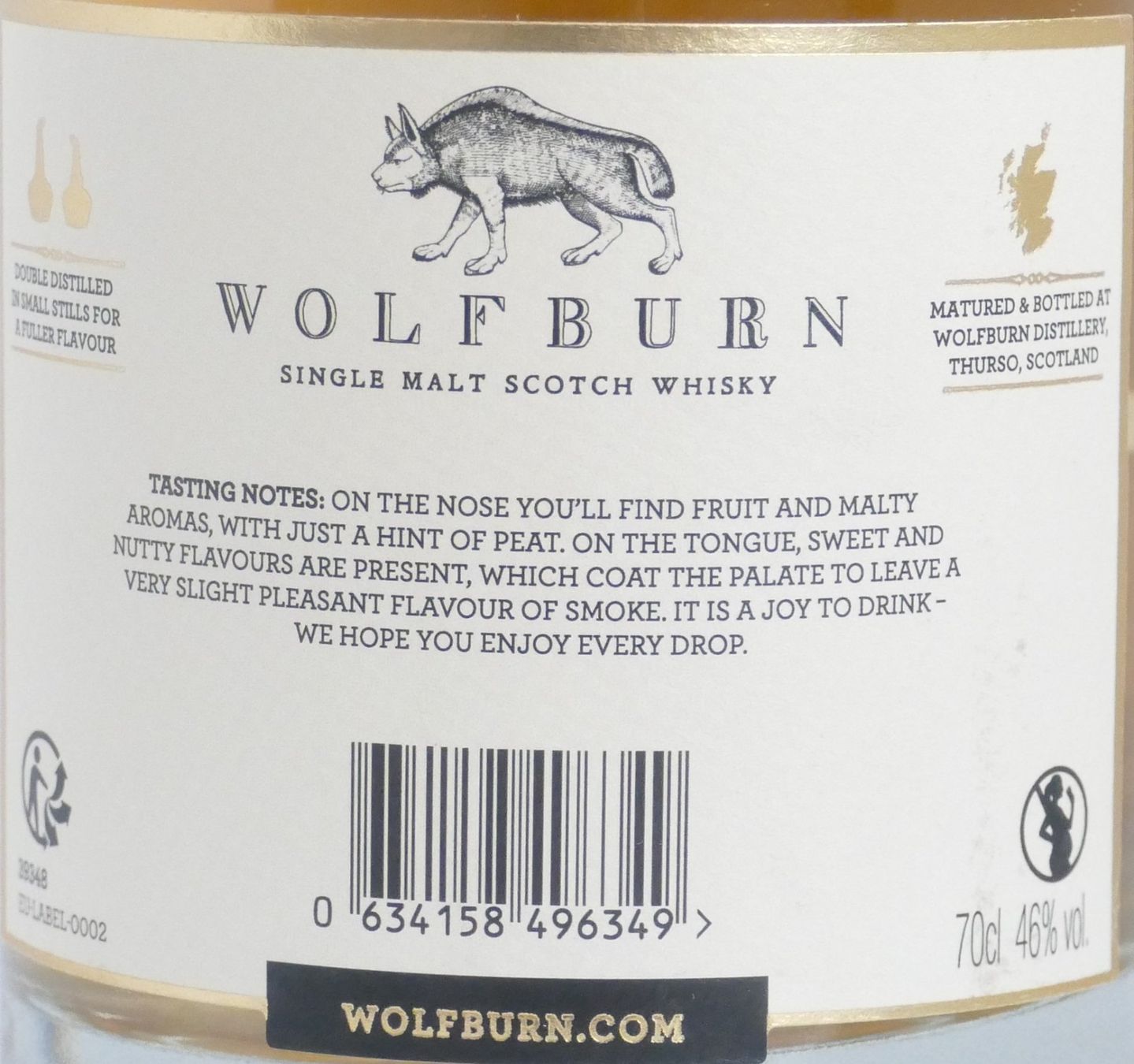 Wolfburn Bevande alcoliche: Wolfburn «Northland” – Nuovo e nell'imballaggio originale da Hochdorf venduto da Sukram58 3