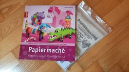 Papiermaché | Buch und Material
