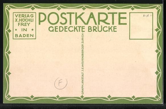 Cartoline postali: AK Baden, Ortspartie – Usato da Berlin venduto da bartko-reher 1