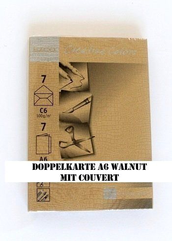 Cartoline: Karten A6 walnut – Nuovo (secondo la descrizione) da Schlatt TG venduto da glueckwunschkarte.22