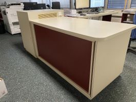 Büromöbel, Aktenschrank mit Kühlschrank 