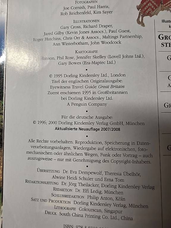 Libri: Reiseführer Großbritannien  – Usato da Olten venduto da Missn 2