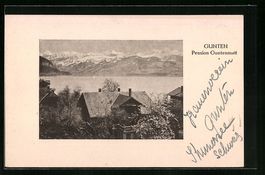 Gunten, Pension Guntenmatt aus der Vogel