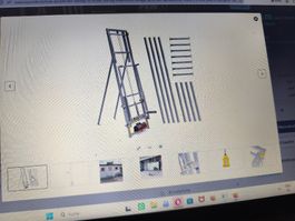 Dachdecker Aufzug 10M 200KG