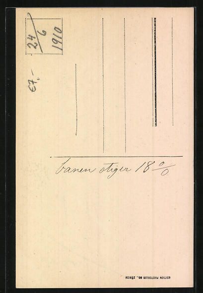 Cartoline postali: AK Brünigbahn, Passhöhe, Bergbahn – Usato da Berlin venduto da bartko-reher 1