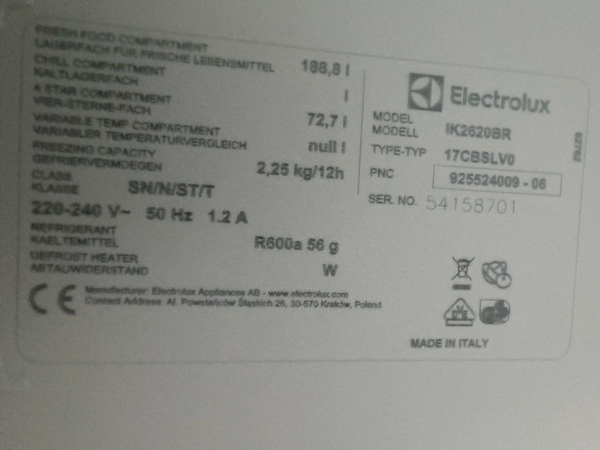 Electrolux Frigoriferi: Kühlschrank Electrolux 178 – Nuovo (secondo la descrizione) da Andwil TG venduto da sirknollte 1