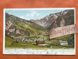 Ansichtskarte Elm gegen Sardona 1919 mit Stempel