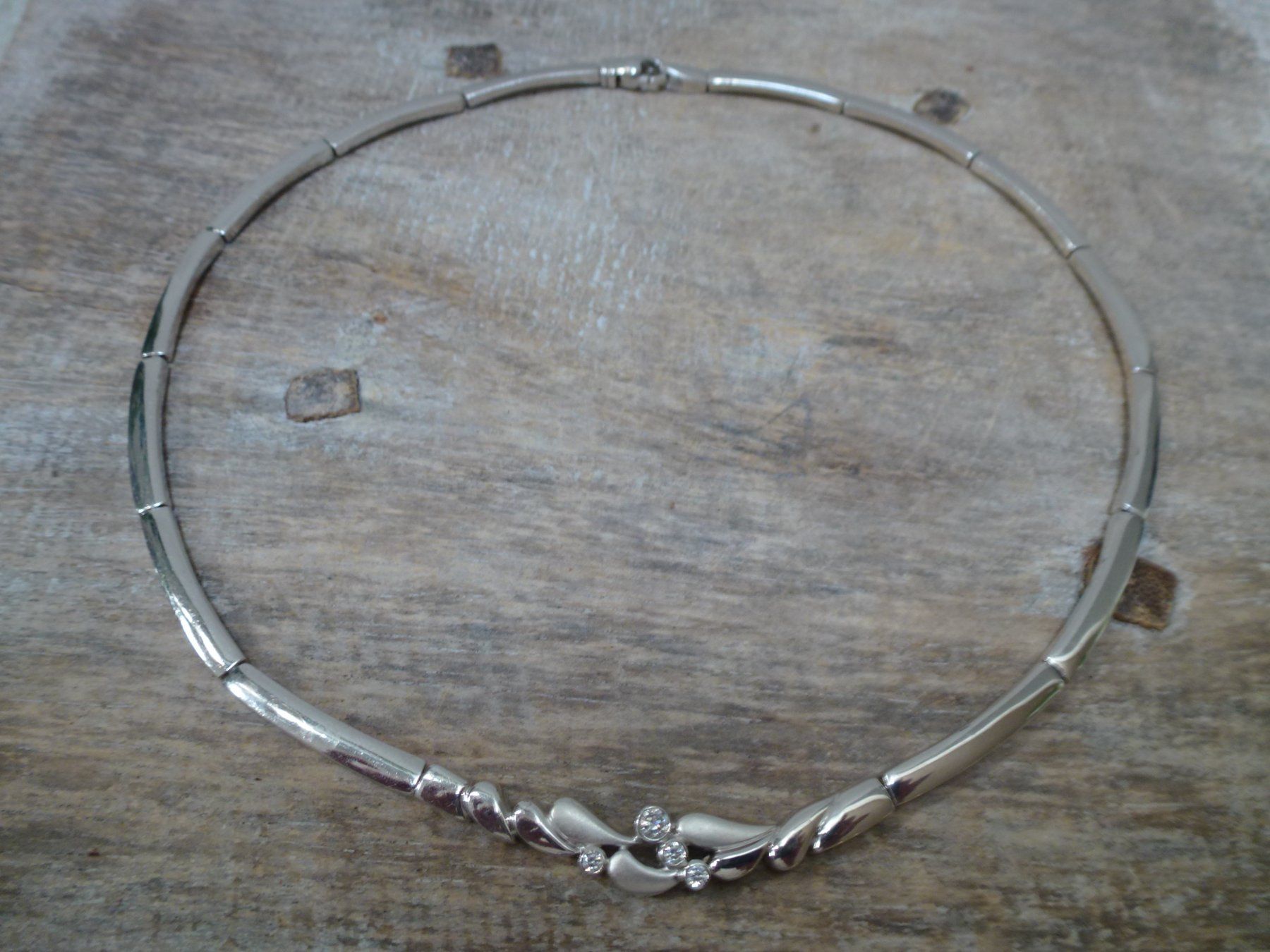 Catenine: Collier Halskette Silber Zirkonia – Usato da Esslingen venduto da FetteSchnecke