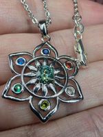 Collier argent avec diamant de moissanite de 0,5 ct certifié