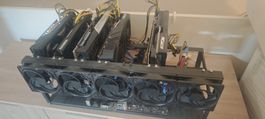 Rig de minage performante 5x GPU 