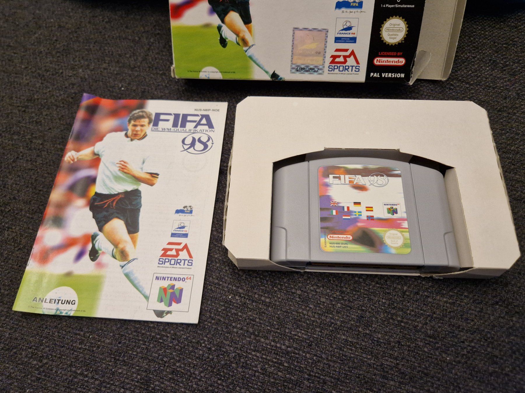 Giochi: FIFA 98 OVP / N64 – Usato da Rain venduto da Laupia 2
