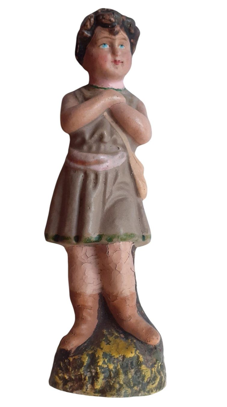 Statuette: Krippenfigur Hirtenjunge antik – Usato da Mörschwil venduto da lindaswunderkiste 1