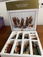 Weihnachtskrippe Figuren Set, 11-teilig, Neuwertig