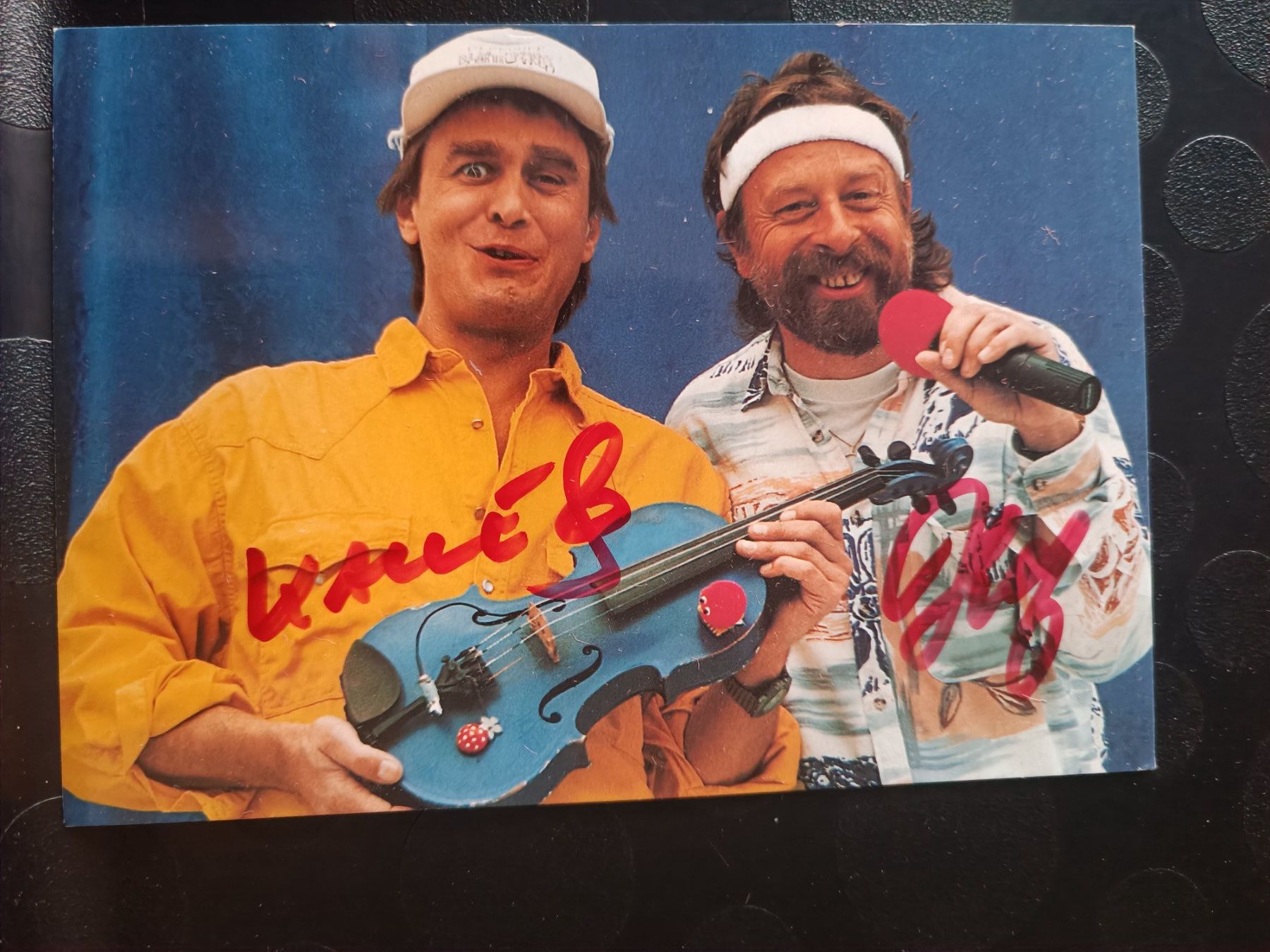 Autografi: Gebrüder Blattschuss - handsignierte alte Karte – Usato da Menziken venduto da Artographs