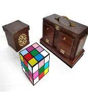 Back of Rubik Cube Antik