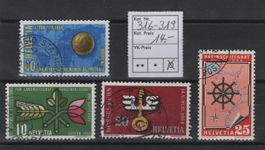 Serie 1954 Werbemarken schön gestempelt