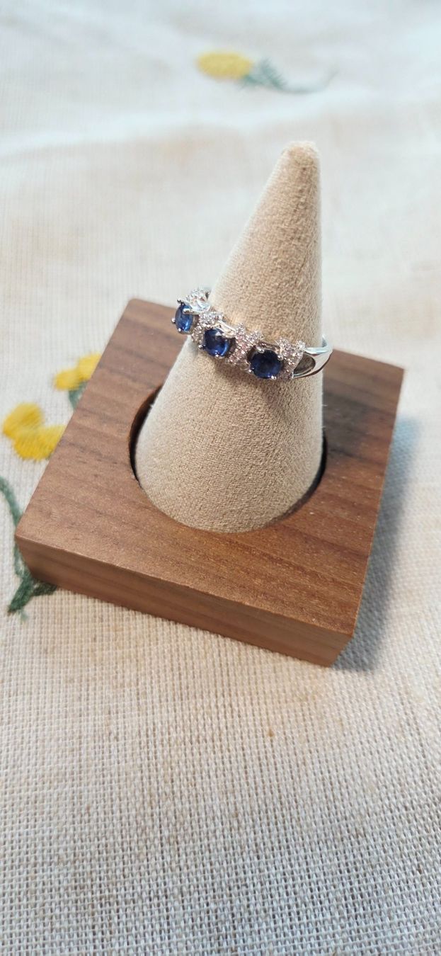 Anelli: NEW - S925 Sapphire Ring (Adjustable) – Nuovo (secondo la descrizione) da Zürich venduto da cin_wcf6 1