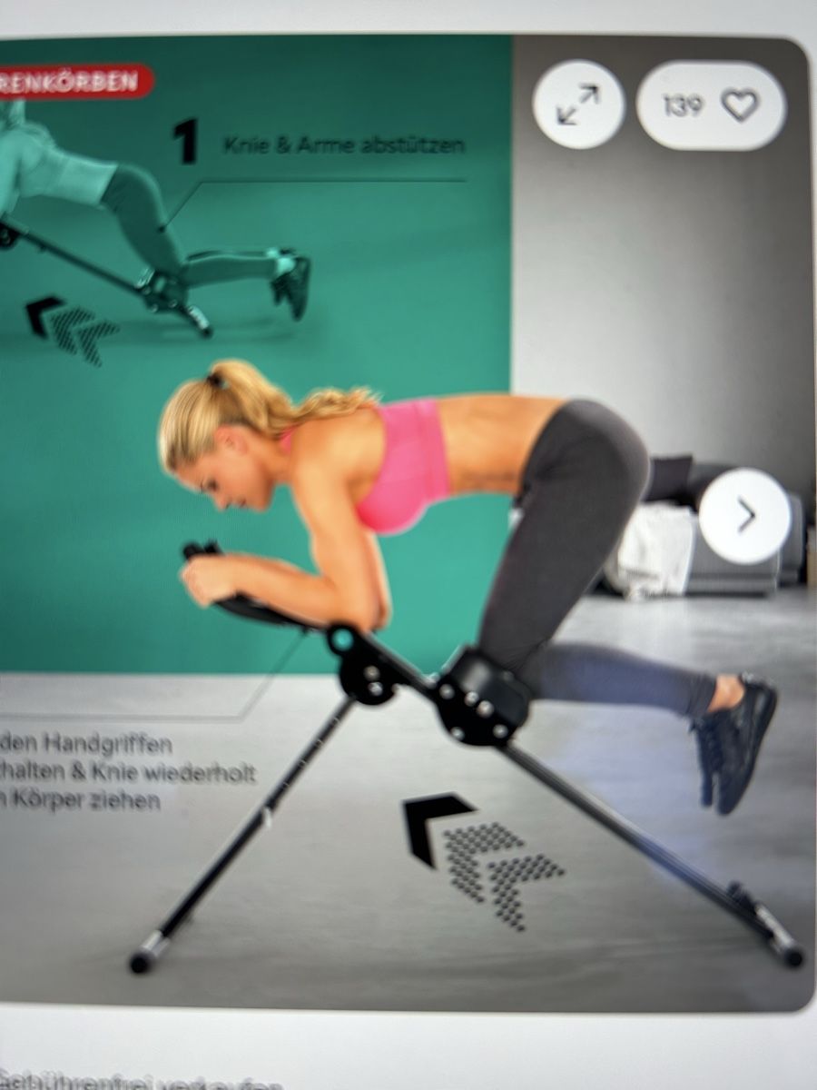 Maxxus Hometrainer: FITMAXX 5 Bauch/Rumpf Trainingsgerät – Usato da Zollikon venduto da Moira55 5