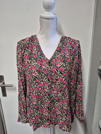Viskose Bluse von Des Petits Hauts, Gr. T4(L)Blumenmuster