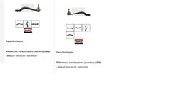 biellettes direction renault dacia