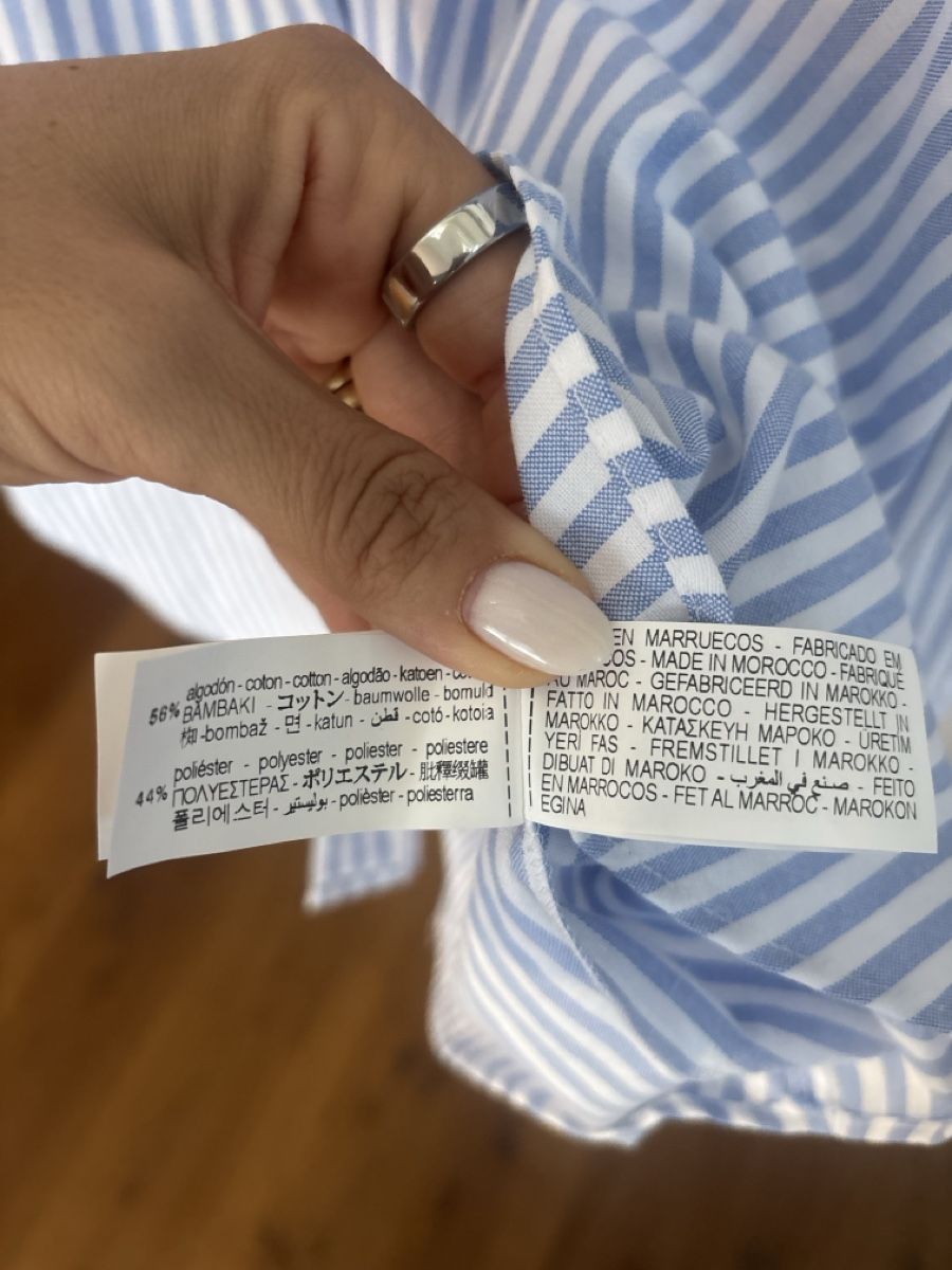 Zara Camicette: Gestreiftes Hemd  – Nuovo (secondo la descrizione) da Schaan venduto da Nina.Zander_1990 3
